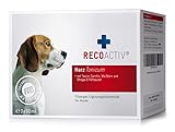 RECOACTIV Herz Tonicum für Hunde, 3 x 90 ml, Ergänzungsfuttermittel bei Herzfunktionsstörungen sowie zur Prophylaxe, mit L-Carnitin, Taurin, Omega-3-Fettsäuren und Weiß