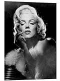 Posterlounge Marilyn Monroe, 1953 Acrylglasbild 30 x 40 cm Schwarz-Weiß Nostalgie Wanddek