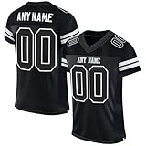 Personalisiert American-Football-Trikot Custom Football Jersey Personalized Stitched/Printed Team Name & Number Sports Uniform Men Women Youth Herren Sporthemden Schnelltrocknend Atmungsaktiv T-S
