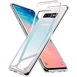 Oprimio Kristallklar Hülle für Samsung S10 [Silikon Hülle] [%100 Durchsichtig] [Deutsche Material] [Ultra Dünn] Klar Handyhülle für Samsung Galaxy S10