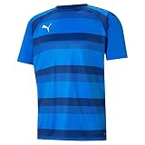 PUMA Herren Teamvision Jersey Shirt, Farbe: Electric Blue Lemonade-limoges-puma White, XXL