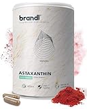 brandl® Astaxanthin hochdosiert mit Antioxidantien aus Hawaii | Produziert in Deutschland Premium-Qualität | 90 vegane Astaxanthin Kapseln mit je 6mg Astax