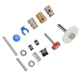 SEAFRONT 3D-Drucker-Extruder Dual Gear Kit, Legierter Stahl, Für 0.1 2.4, PRUSA, Bowden, Sherpa-Extruder, Unisex, Kurzarm, Klassisch, 3D-Drucker-Enthusiasten, Schwarz, 15.5 cm, 32
