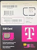 (50) T-Mobile SIM Karte R15 5G 4G LTE TMobile Triple Cut Nano Micro 3 in 1 Ultimatives TMO Starter Pack mit Simbros Simkey zum Entfernen des SIM-Fachs auf jedem Gerät EXP 8/2026