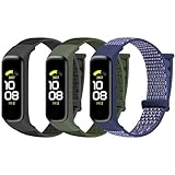 TumpCez Nylon Armband nur kompatibel mit Samsung Galaxy Fit 2 Armband für Herren Damen,Verstellbare Gemütlich Uhrenarmband Sport Ersatzarmband für Samsung Galaxy Fit 2