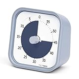 Time MOD - 60 Minuten Visueller Timer Home Edition für Kinder – Homeschooling, Timer für Schultisch, Bürotisch und Meetings mit lautlosem Betrieb