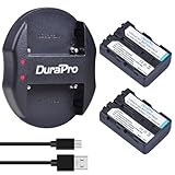 DuraPro NP-FM500H Li-Ionen-Akku und USB-Ladegerät für Sony Alpha SLT-A57, A58, A65, A65V, A77, A77V, A99, CLM-V55, DSLR-A100, A200, A300, A350, A450, A500 Kameras, 2 Akk