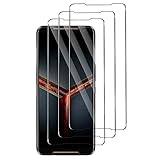 3 Stück Schutzfolie für Panzerglas für Asus ROG Phone 2, 9H Härte Panzerglasfolie, 2.5D Runde Kante, Hohe Empfindlichkeit, Anti-Fall, Wasserdicht, 0.33mm Ultra Klar Display