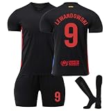 Generisch 19 Lamine Yamal Black Away Basa Fußball Jerseys Anzug 24 25 New 9 Lewandowski 8 Pedri 14 Joao Felix 21 F DE Jong 27 Lamine Yamal Trikot Kinder Kids Mens Soccer T Shirt O