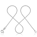 modabilé Venezianerkette Damen Halskette 925er Sterling Silber (55cm 1,2mm breit) Silberkette 925 ohne Anhänger Silberne Kette für Frauen Silberk