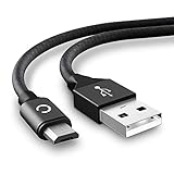 CELLONIC® USB Kabel (2m 2A) kompatibel mit Tolino Shine/Shine 2 / Tab 7 / Tab 8 / Tab 8.9 / Vision 2 / Vision 3 (Micro USB auf USB A (Standard USB)) Datenkabel Ladekabel schw