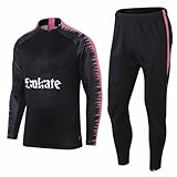 2025/26 Fußball-Trainingsanzug für Kinder Erwachsene Trikots Uniform Jungen Fußball Training Shirts Sportbekleidung Sweatshirt Full Set Kit Kinder Herren,F,L