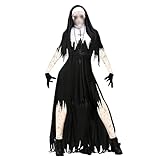 Frauen Halloween Kleid Cosplay Masquerade Party Kostüme Zombie Nonne Kostüm Teufel O