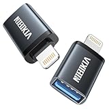 Lightning auf USB Adapter, 2Pack iPhone USB Lightning Stick Adapter Kompakter USB 3.0-OTG für iPhone/iPad, Hubs, MIDI Keyboard, Maus, Kartenleser, USB Daten Synchronisation unterstützt USB Flash D