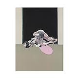 HAIDPP Berühmter Künstler Francis Bacon Poster Abstrakte Wandkunst Francis Bacon Leinwand Gemälde und Drucke Home Wohnzimmer Dekor Bild 50x70cmx1 Kein R