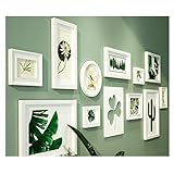 YBKEWASP Fotowand – Gallery Perfect Schwarzer Fotorahmen, Wandgalerie-Set mit dekorativer Kunst-Aufhängevorlag