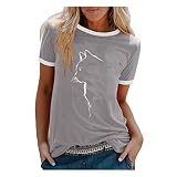 sportstricksandalen Damen Gudrun sjöden Damenmode Oversize Shirt Damen Baumwolle Vogue Tshirt Damen Fashion Made in Italy Damen Shirt 3/4 arm weißer Pullover Damen jeanshemd Damen M M