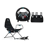 Logitech G Logitech G29 Driving Force Racing Wheel for PlayStation®4, PlayStation®3 and PC + Playseat Challenge X - Edition EU Stecker - Schw