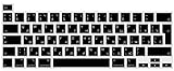 Tastaturabdeckung für MacBook Pro 13-Zoll-Tastatur Haut A2338 M2 M1 A2289 A2251 2022-2020 & MacBook Pro 16 Zoll A2141 2020-2019 mit Touch Bar & Touch ID Silicon-Tastaturabdeckungsschutzhaut(Russisch)