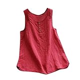 Größe Leckerbissen Frauen Ärmellose Ti-Bluse Klassische Feste Weste beiläufige Oberteile Damenbluse Tanktop Mit Spitze Trainingshemd H
