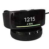 Kissmart Ersatz-Ladegerät für Samsung Gear Fit 2 SM-R360 Smart Watch (schwarz), schw