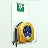 Erste Hilfe Defibrillator (AED) HeartSine SAM 360P, mit automatischer Schockauslösung für Laien und Profis, inkl. Acrylglaswandhalterung