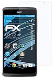 atFoliX Schutzfolie kompatibel mit Acer Liquid Z500 plus Folie, ultraklare FX Displayschutzfolie (3X)