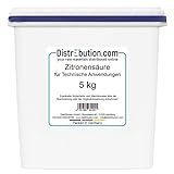 Zitronensäure Pulver für technische Anwendungen 5 kg Entkalker, Reiniger, reine C