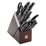 ZWILLING TWIN Signature Messerblock, selbstschärfend, Braun, 15-teilig