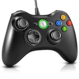 Gezimetie Game Controller für Xbox 360, USB Controller mit Kabel Wired Gamepad Joypad Joystick für Microsoft Xbox 360 PC Windows 7/8/10/X