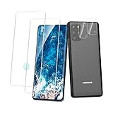 HD-Klar Schutzfolie für Panzerglas Samsung Galaxy S20 Plus Displayschutz,2 Stück Bruchsichere Panzerfolie für Samsung S20 Plus Schutzglas mit Kameraschutz, Leicht anzubringen Schutz G