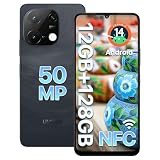 UMIDIGI G9C NFC Smartphone Ohne Vertrag Android 14-12(6+6) GB+128GB 50MP Kamera Handy 6,75 Zoll 90Hz Display,5000mAh,2,2GHz Prozessor,4G Dual-SIM,Inklusive Ladegerät,Bluetooth 5,4/Face ID/GPS-Schw