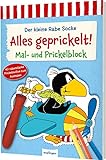 Der kleine Rabe Socke: Alles geprickelt!: Mal- und Prickel-Block | Basteln ab 4 J