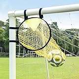 Fußballtornetz, faltbares Fußballnetz ist einfach zu verstauen und praktisch für das Fußballtraining. Die Nettoform ist deutlich sichtb