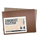 Linoldruck und Linolschnitt-Platte vom ZEICHEN-CENTER EBELING - DIN A4-2er S