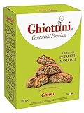 Ghiott Ghiottini Cantuccini - toskanisches Gebäck mit Pistazien und Mandeln - traditionelle italienische Spezialitäten aus der Chianti Region - 200 g