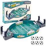 COEKI Interaktives Tischfußballspiel Mini Tischkicker mit 6 Fußbälle Tischfussball Kinder Desktop Spielzeug Tisch Fußball Kit Spieler Party Tischkicker Fußball Geschenke für Kinder und Erw