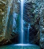 Schulte Duschrückwand Set über Eck Chantara Wasserfall 2 x 90x210 cm Wandverkleidung aus 3 mm Aluminium-Verbundplatte als fugenloser Fliesenersatz DecoDesign Chantara Wasserfall B
