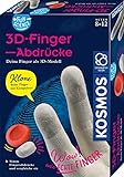 KOSMOS 654221 Fun Science - 3D-Fingerabdrücke, 3D-Skulpturen selber Machen, Abdruck-Set für die eigenen Finger, mit Klon-Pulver und Gips, KOSMOS Experimentierset für Kinder ab 8 Jahre, S