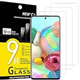 NEW'C 2 Stück, Panzer Schutz Glas für Samsung Galaxy A71, Note 10 Lite, Frei von Kratzern, 9H Härte, HD Displayschutzfolie, 0.33mm Ultra-klar, Ultrabeständig