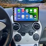 4+64G Autoradio für Ford Ka 2008-2014 9 Zoll Touch Screen Radio mit Wireless Carplay/Android Auto/GPS/Bluetooth/SWC/MIC/FM/Netzwerkk