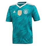 adidas Kinder Dfb Away Jersey 2018 Trikot, grün (eqt green s16/White/Real teal s10), 152
