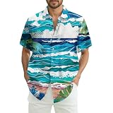 T Shirt Herren Tshirt Oversize Flanellhemd Cute Summer Tops Poloshirt 4XL Ukraine T-Shirt Satin Top Leinen Hemd XXL Weißes Crop (6-Hell Blau,5XL)