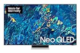 Samsung Neo QLED 4K QN95B 85 Zoll Fernseher (GQ85QN95BATXZG, Deutsches Modell), Quantum HDR 2000, Neural Quantum Prozessor 4K, Dolby Atmos, Smart TV [2022], Strahlendes Silb