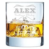 Your Gravur - Whiskey Glas mit Gravur - Name & Jahr - personalisiertes Whiskyglas mit 30cl - personalisierte Geschenke für Männer, Väter & Motorradfahrer - tolles personalisiertes Whiskey G