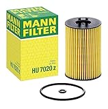 MANN-FILTER HU 7020 z Ölfilter – Ölfilter Satz mit Dichtung / Dichtungssatz – Für PKW