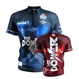 Target Darts Phil Taylor Dart Shirt 2025, Größe: XL | Herren Darts Weltmeisterschaft Shirt t, Coolplay kragenloses Dart-Top für Erwachsene, Dartboards Top Männer, The Power Player Edition T-S