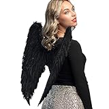 Boland - Engel Flügel für Faschingskostüme, circa 65 x 65 cm, Kostüm Zubehör für Halloween, Mottoparty,