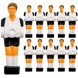 EYEPOWER 11 Tischkicker Figuren 13mm - Deutschland Schwarz Weiß - Tisch Fussball Kicker Figuren - Tisch Fussballspiel Zubehör Fußball Kickertisch Ersatzteile Tischfussball Figuren Kicker T