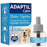 ADAPTIL Calm Nachfüllflakon für Hunde | Pheromone zur Reduktion von ängstlichem Verhalten, Feuerwerk, Gewitter oder Geräuschängsten | verbessert das Wohlbefinden Ihres Hundes | 48